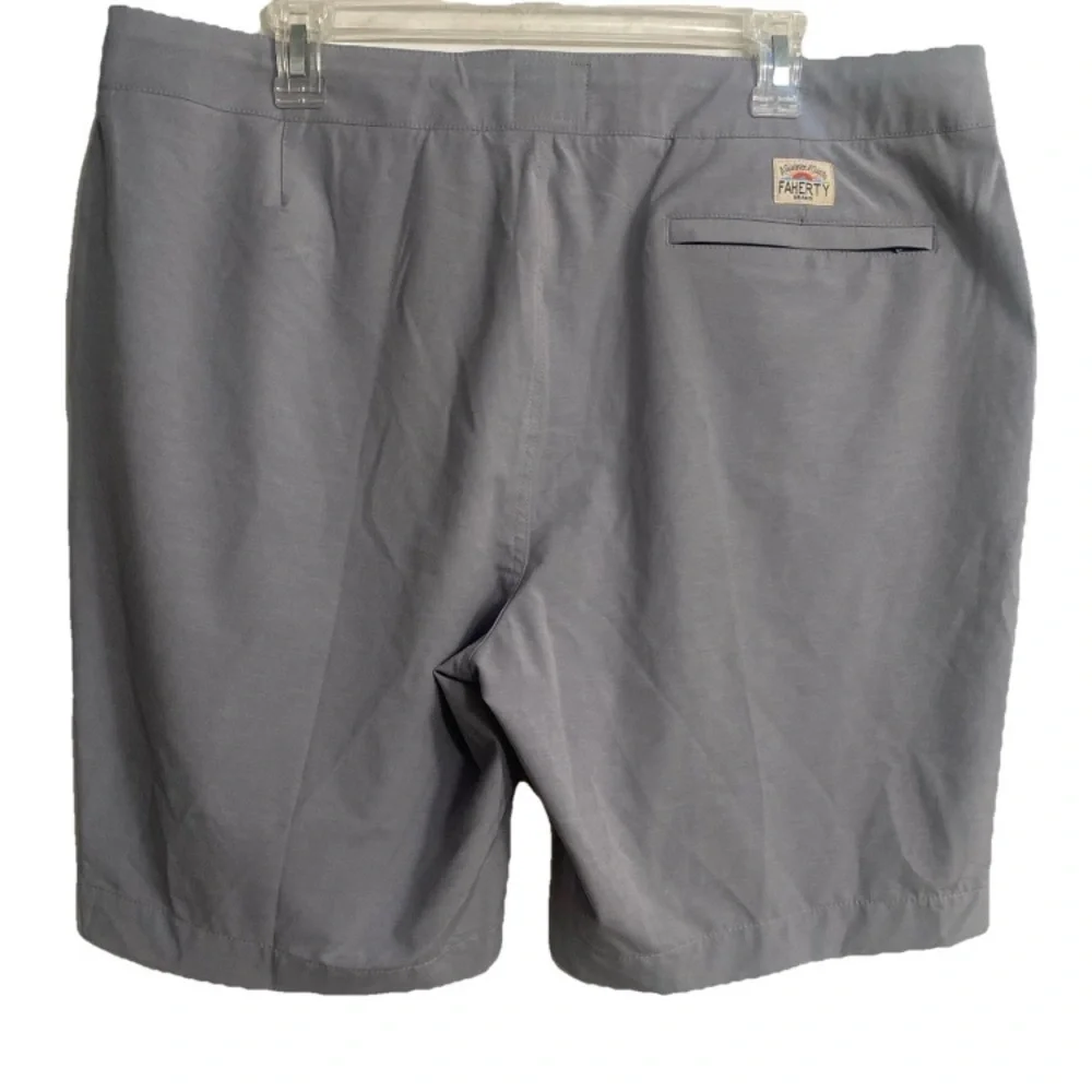 Faherty All Day Bermuda Shorts Mens Size 36 Gray 9